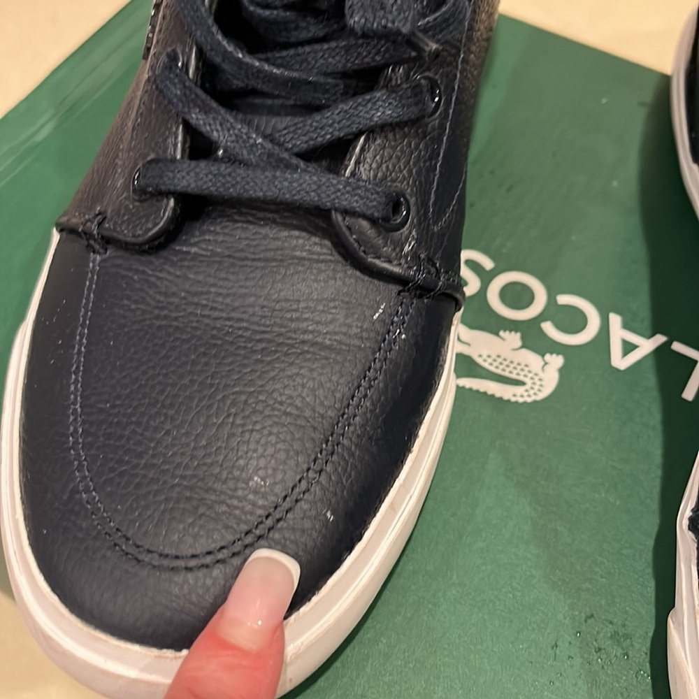 Lacoste Mens Navy Sneakers View 6
